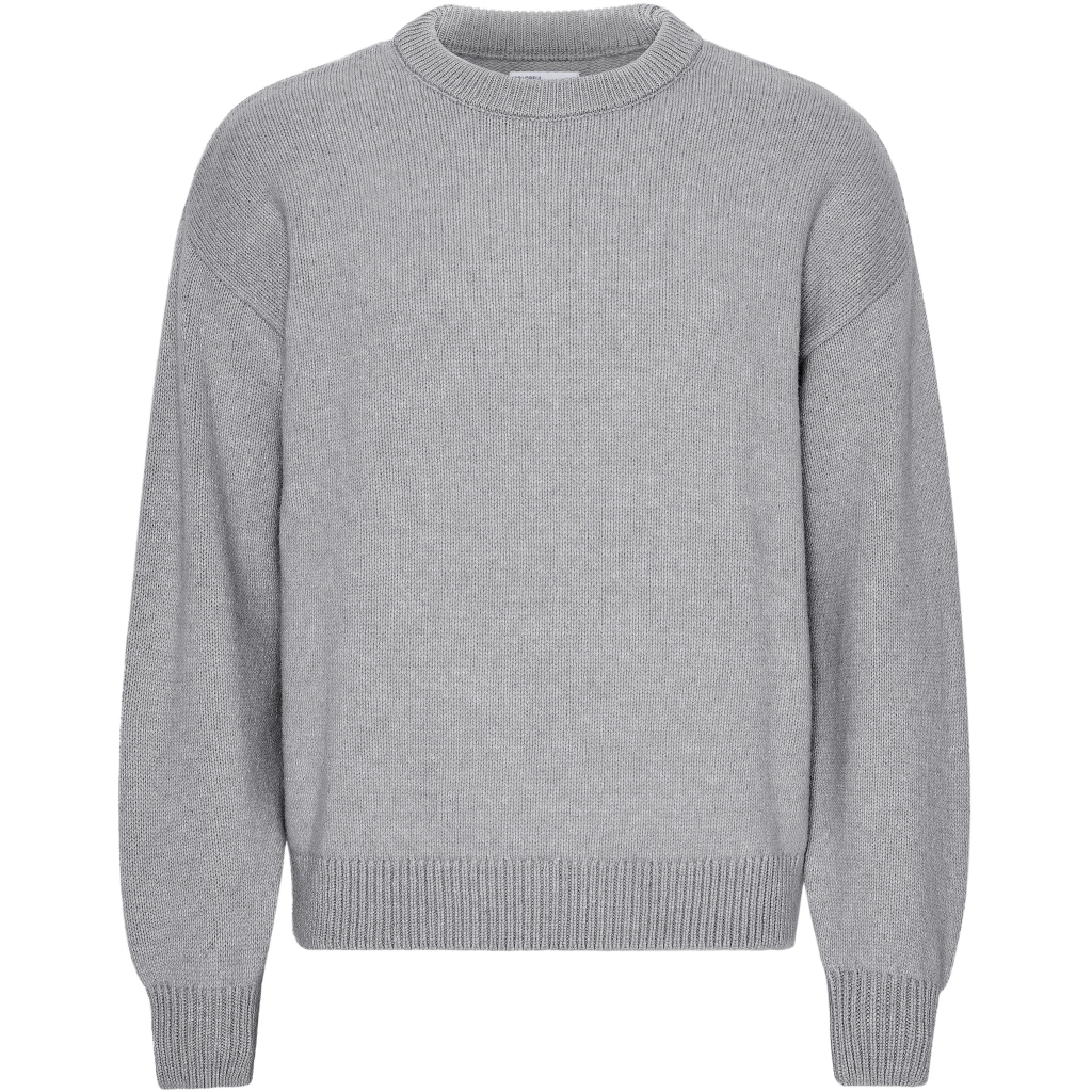 5602991088835 - Oversize-Pullover mit Rundhalsausschnitt Heather Grey