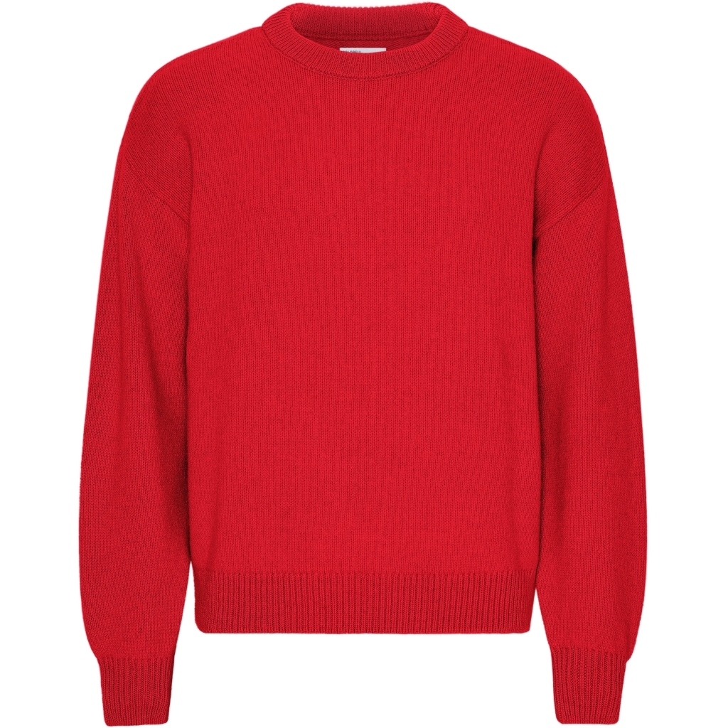 5602991089511 - Oversize-Pullover mit Rundhalsausschnitt Scarlet Red