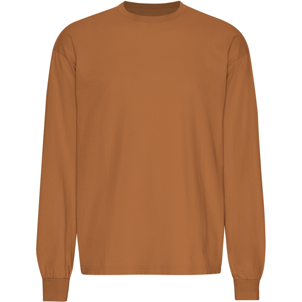 5602991113698 - Oversized Langarmshirt Organic Ginger Brown