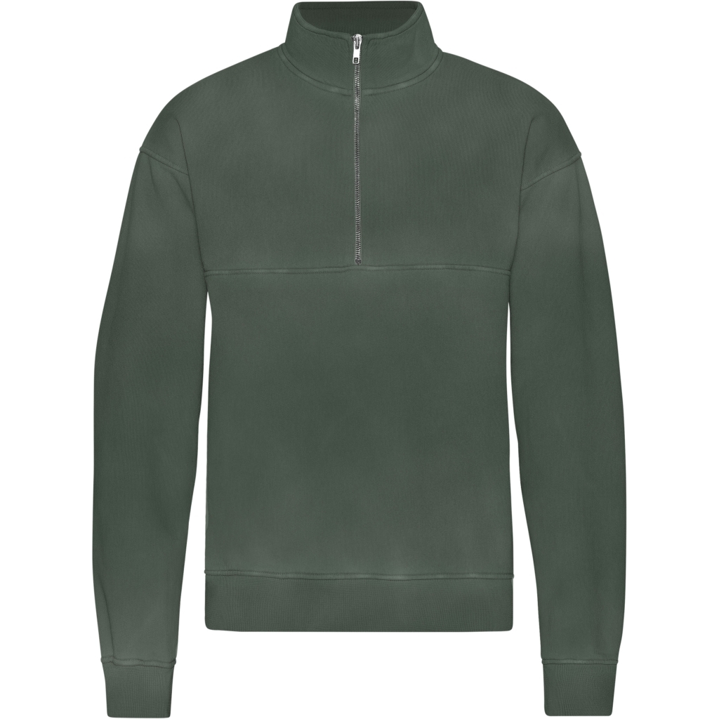 5602991114244 - Sweatshirt 1 4 Reißverschluss Organic Midnight Forest