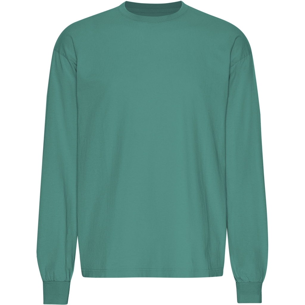 5602991116095 - Oversized Langarmshirt Organic Pine Green