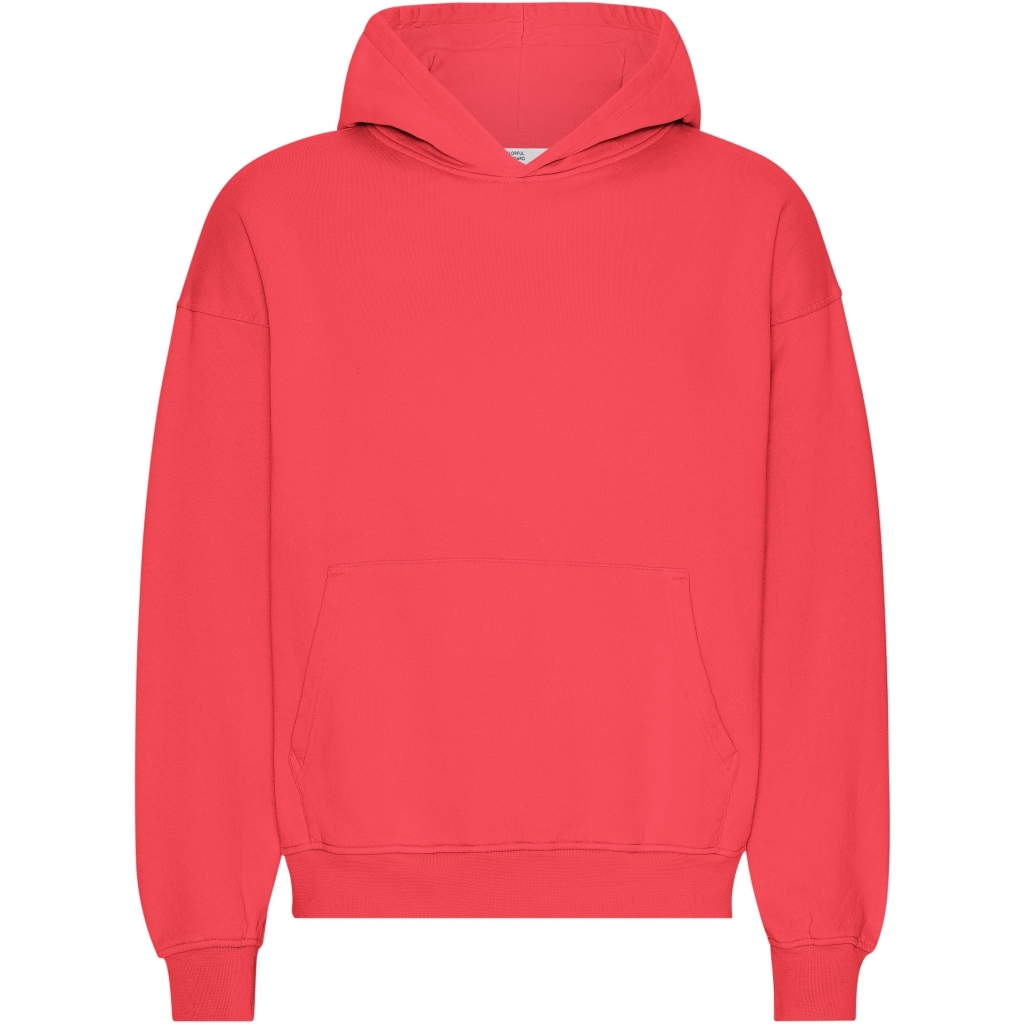 5602991125561 - Oversized Hoodie Organic Red Tangerine