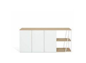 5603449405679 - Sideboard albi - helle Eiche und weiß lackiert