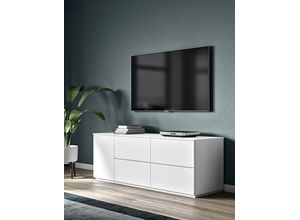 5603449405914 - Lowboard TEMAHOME Join Sideboards Gr H T 57 cm x 50 cm 4 St weiß Kommode mit viel Stauraum