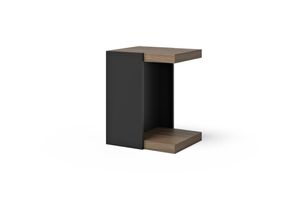 5603449630842 - Temahome Boutique Officielle - Table dappoint klaus Noyer et Noir 38 x 55