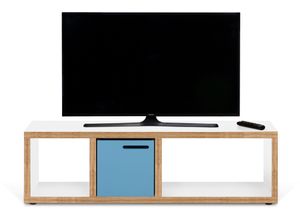 5603449639739 - Lowboard TEMAHOME Berlin Sideboards Gr B H T 150 cm x 43 cm x 34 cm weiß (weiß eichefarben) Lowboards in unterschiedlichen Farbvarianten Multiflexkante Breite 150 cm