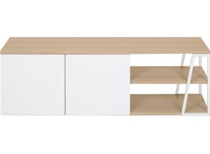 5603449639821 - TV-Bank TEMAHOME Albi Sideboards Gr B H T 145 cm x 44 cm x 45 cm weiß (eichefarbig weiß) Breite 145 cm