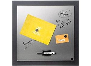 5603750050575 - Black Shadow Whiteboard Magnetisch Wandmontage 45 (B)x45 (H) cm Schwarz Weiß