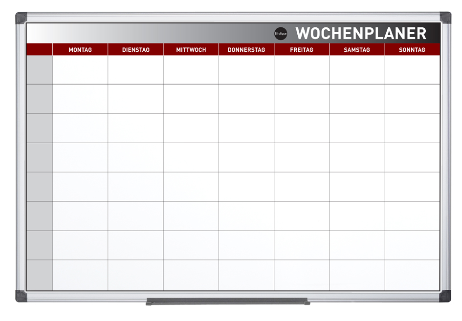 5603750073123 - Bi-Office Planungstafel Wochenplaner 900 x 600 mm