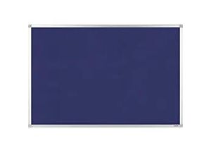 5603750358015 - Pinnwand Filz 180 (B) x 101 (T) x 120 (H) cm Aluminium Blau