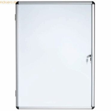 5603750520917 - Enclore Indoor Abschließbarer Schaukasten Magnetisch 4 x A4 abschließbar 50 (B) x 674 (H) cm Weiß