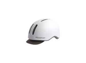 5604415085857 - POLISPORT Schalter Helm weiß grau Größe M - weiss - - unisex