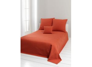 5605542084317 - Tagesdecke PEREIRA DA CHUNA WITT-PBK-Tagesdecken-temporär Gr B L 210 cm x 140 cm orange (terracotta)