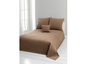 5605542084751 - Tagesdecke PEREIRA DA CHUNA WITT-PBK-Tagesdecken-temporär Gr B L 210 cm x 280 cm grau (taupe) Tagesdecken