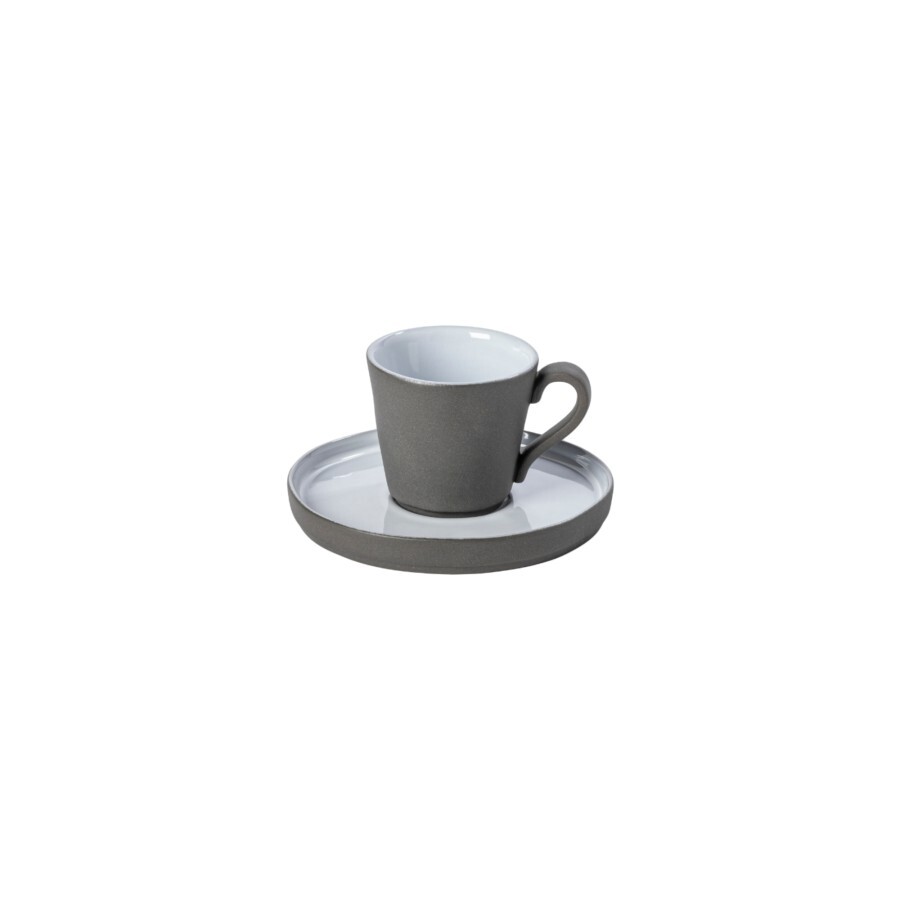 5606739960100 - Kaffeetasse mit Untertasse Lagoa Ecogres (x6) 5606739960100 - Kaffeetasse mit Untertasse Lagoa Ecogres (x6)