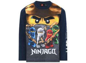 5700068317434 - LEGO® Wear - Langarmshirt LWTAYLOR 621 in dark navy Gr140