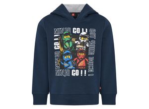 5700068320410 - LEGO® Wear - Sweatshirt LWSTORM 618 in dark navy Gr146