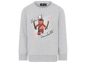 5700068321172 - LEGO® Wear - Sweatshirt LWSTORM 617 in grey melange Gr110