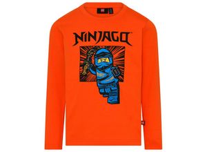 5700068326504 - LEGO® Wear - Langarmshirt LWTAYLOR 613 in orange Gr110