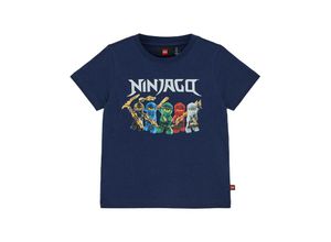 5700068352640 - LEGO® Wear - Kurzarmshirt LWTANO 110 in dark navy Gr146