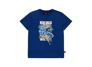 5700068358833 - LEGO® Wear - Kurzarmshirt LWTANO 212 in dark blue Gr122