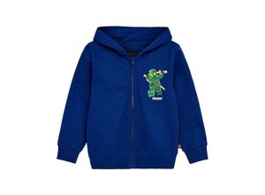 5700068359151 - LEGO® Wear - Kapuzen-Sweatjacke LWSCOUT 203 in dark blue Gr116