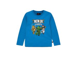 5700068359397 - LEGO® Wear - Langarmshirt LWTANO 203 in middle blue Gr128