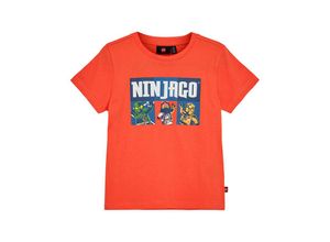 5700068362298 - LEGO® Wear - Kurzarmshirt LWTANO 315 in coral red Gr134