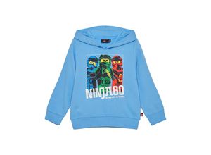 5700068365404 - LEGO® Wear - Kapuzenpullover LWSCOUT 102 in middle blue Gr110