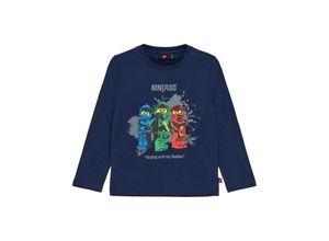 5700068365886 - LEGO® Wear - Langarmshirt LWTANO 100 in dark navy Gr134