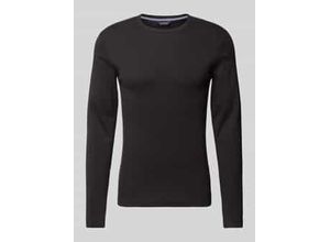 5700192600921 - Slim Fit Longsleeve mit geripptem Rundhalsausschnitt 5700192600921 - Slim Fit Longsleeve mit geripptem Rundhalsausschnitt