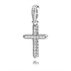 5700302690903 - Anhänger Classic Cross aus Sterlingsilber mit Zirkonia