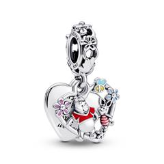 5700302997279 - Disney Winnie Puuh & Ferkel Herz Charm-Anhänger