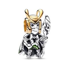 5700303059235 - Marvel Charm Loki aus 925er Silber mit Emaille