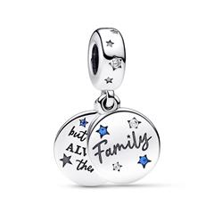 5700303079073 - 925er Silber doppelter Charm-Anhänger Moments Familie