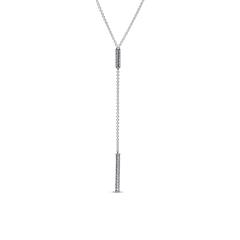 5700303079127 - Kette Timeless Pavé-Prisma für Damen aus Sterlingsilber