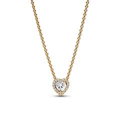 5700303092829 - PANDORA Damen Kette mit Anhänger 925er Silber gold