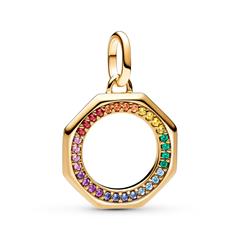 5700303126333 - ME Regenbogen Medaillon-Charm vergoldet