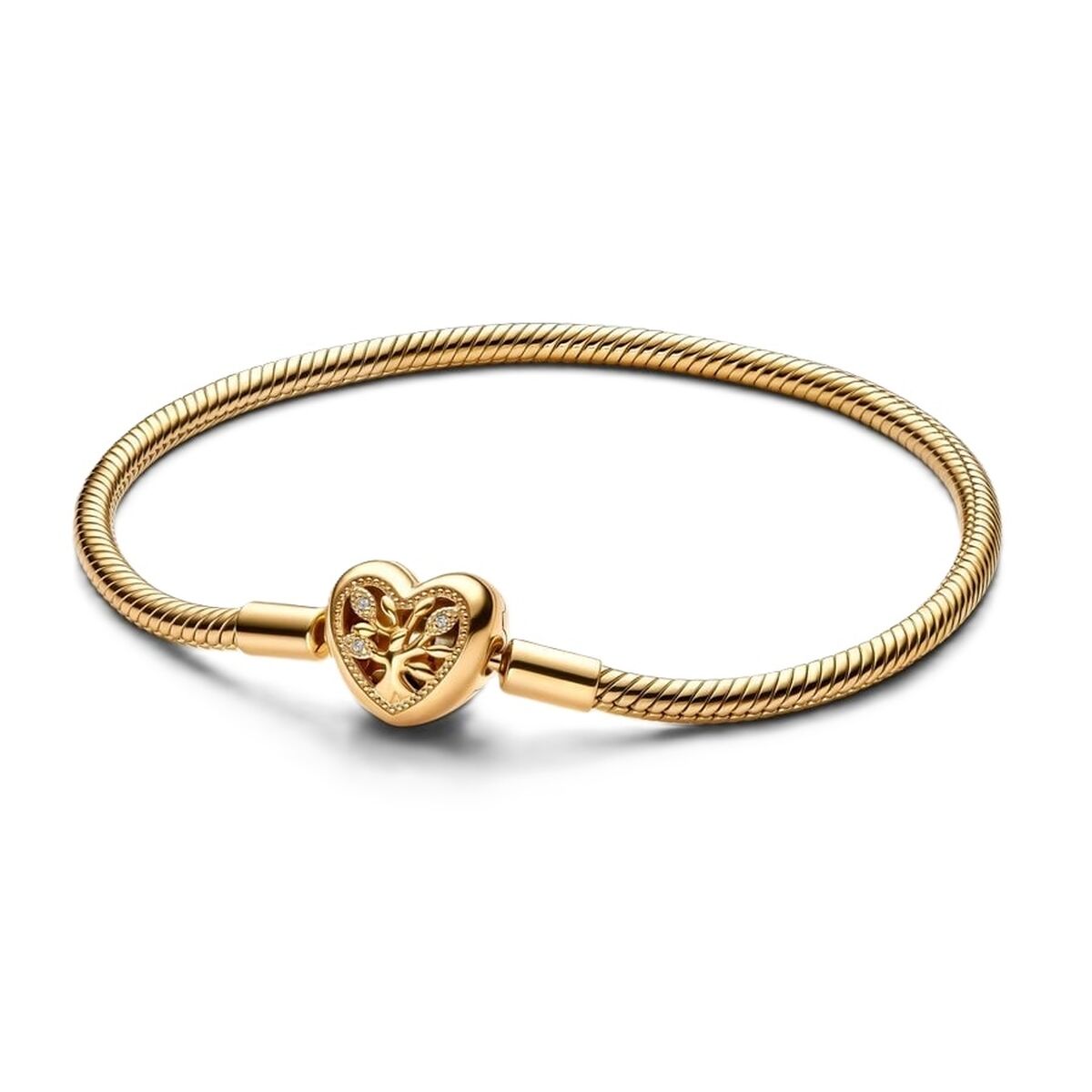 5700303149783 - Damenarmreif FAMILY TREE HEART CLASP SNAKE CHAIN - SIZE 18 18 cm Gold 5700303149783 - Damenarmreif FAMILY TREE HEART CLASP SNAKE CHAIN - SIZE 18 18 cm Gold