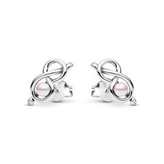 5700303186009 - Ohrstecker für Damen Unendlichkeitsknoten 925er Silber 5700303186009 - Ohrstecker für Damen Unendlichkeitsknoten 925er Silber
