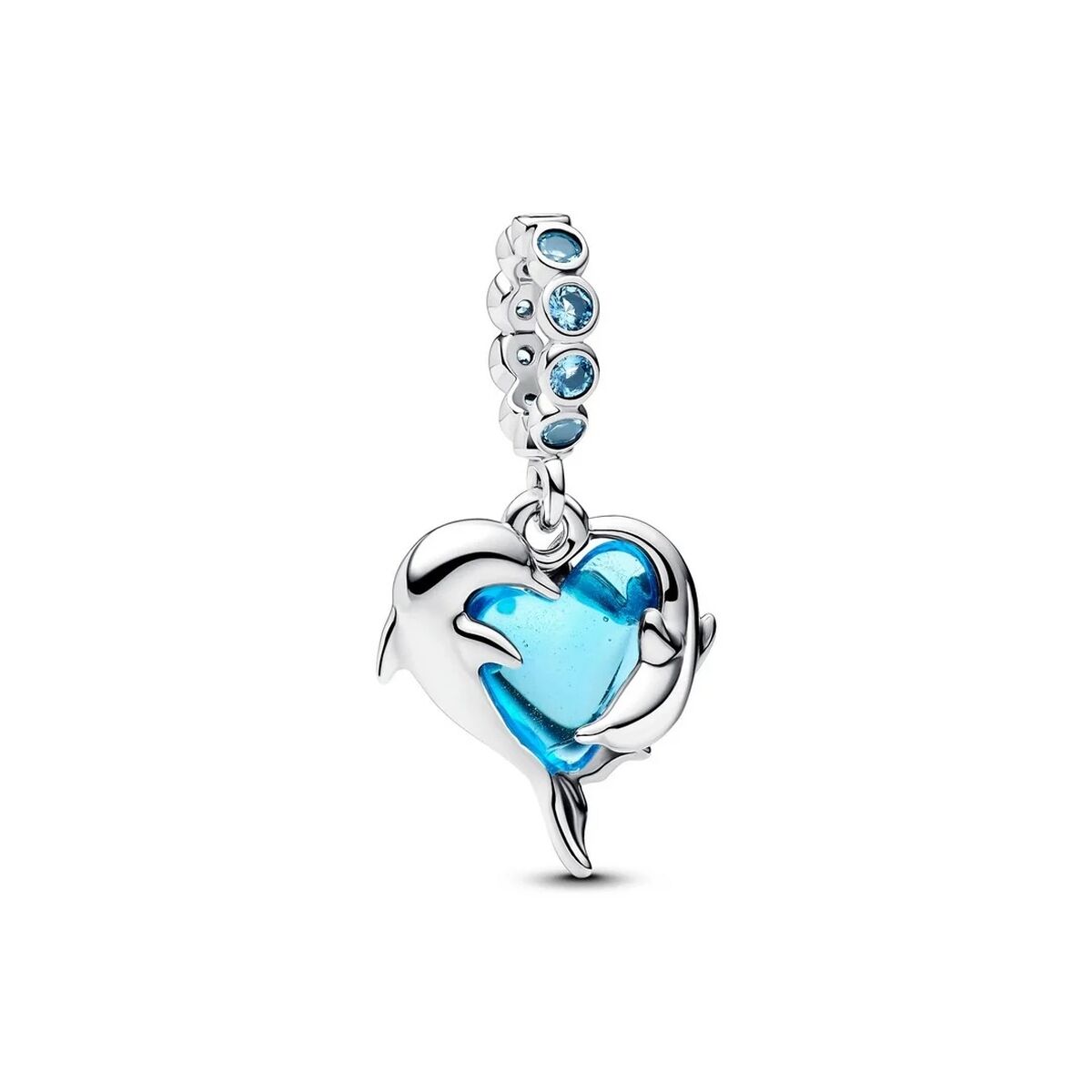 5700303193175 - Moments Charm-Anhänger Delfine 925er Silber Glas 5700303193175 - Moments Charm-Anhänger Delfine 925er Silber Glas