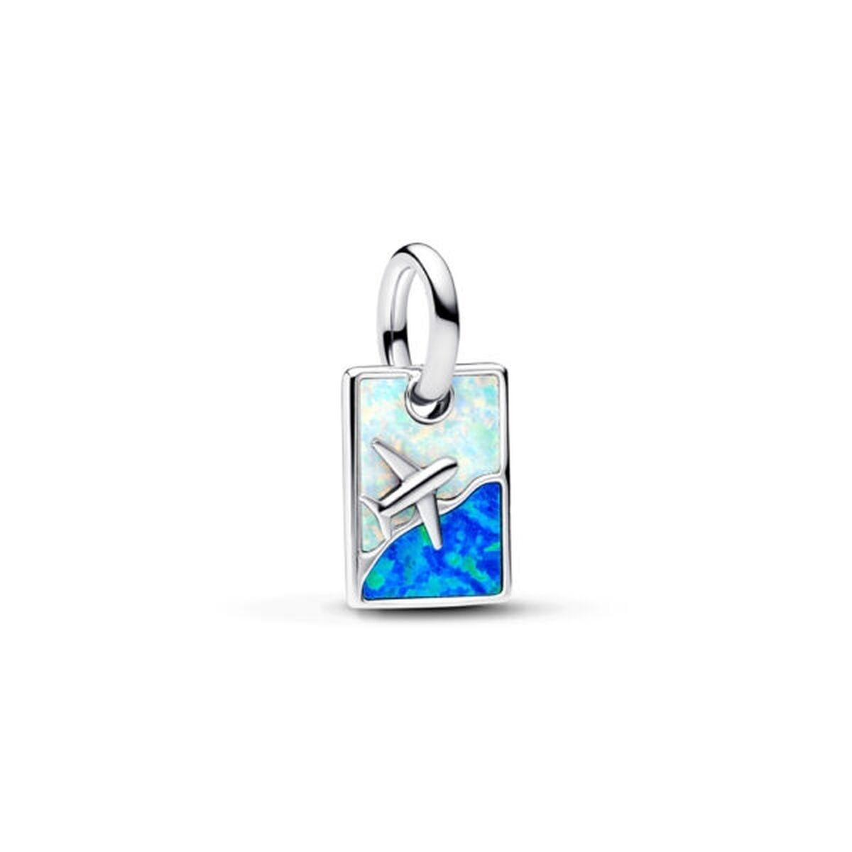 5700303193502 - Reise Charm-Anhänger Moments 925er Silber Opal