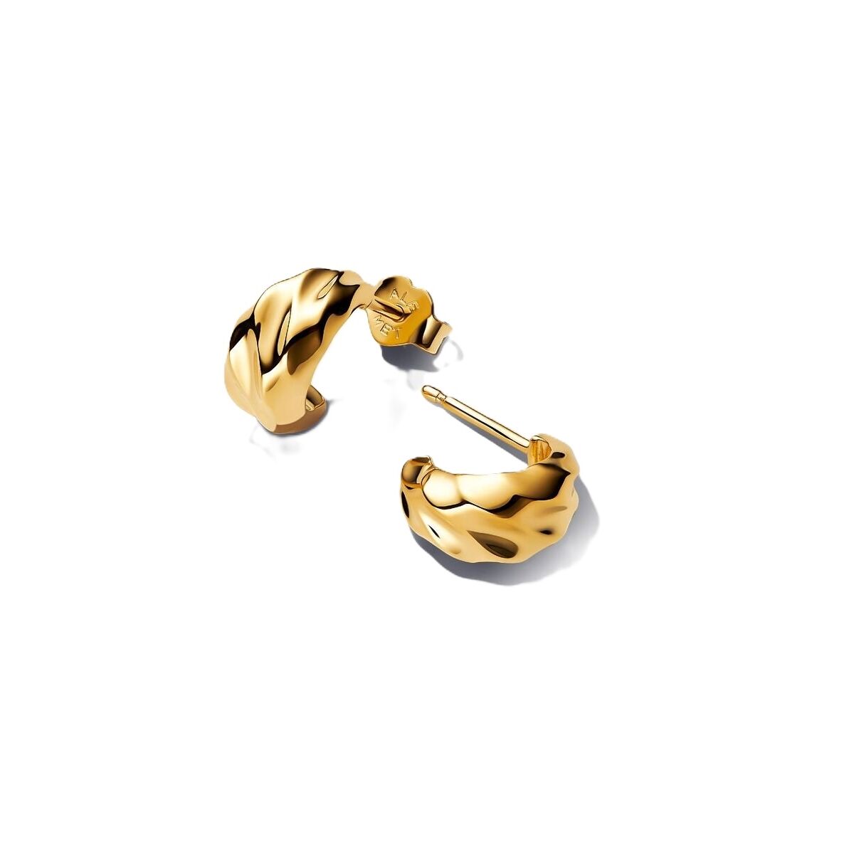 5700303194417 - Steckcreolen für Damen Wellendesign vergoldet Essence 5700303194417 - Steckcreolen für Damen Wellendesign vergoldet Essence