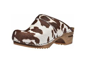 5700712300751 - Damen Clog Kuhfell braun Gr 36 - Braun