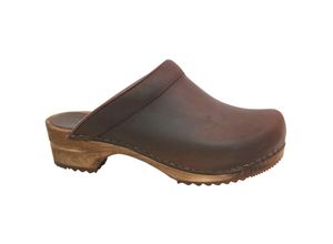 5700712302298 - Clog Wood-Christian Open für Herren - Antikbraun - 45 - Sanita