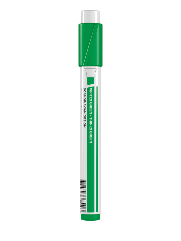 5701113775407 - marker green chisel point