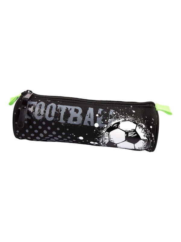 5701359789787 - Valiant Football Pencil case cylinder L 22 cm dia 7 cm 600D nylon