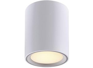 5701581415386 - Fallon LED-Aufbauleuchte led led fest eingebaut 85 w Warmweiß Weiß Edelstahl (gebürstet) - Nordlux