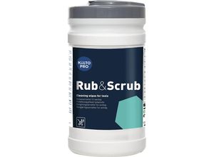 5701684737521 - Reinigungstücher Rub & Scrub feucht lösemittelfrei 6 x 75 Tücher LxB 250 x 200 mm kaiserkraft