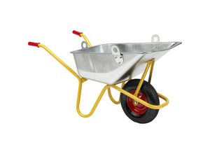 5701747014705 - Beton-Schubkarre BC 1100 Luftreifen mit Hebeösen LxB 1310 x 605 mm Ravendo